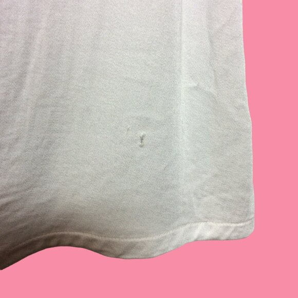 READ Young Fabulous & Broke Asymmetrical Long Sleeve Bodycon Dress L White/Cream - Picture 4 of 9